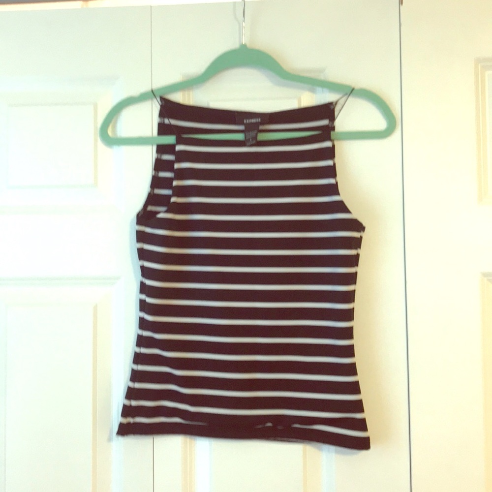 Express stripped tank top